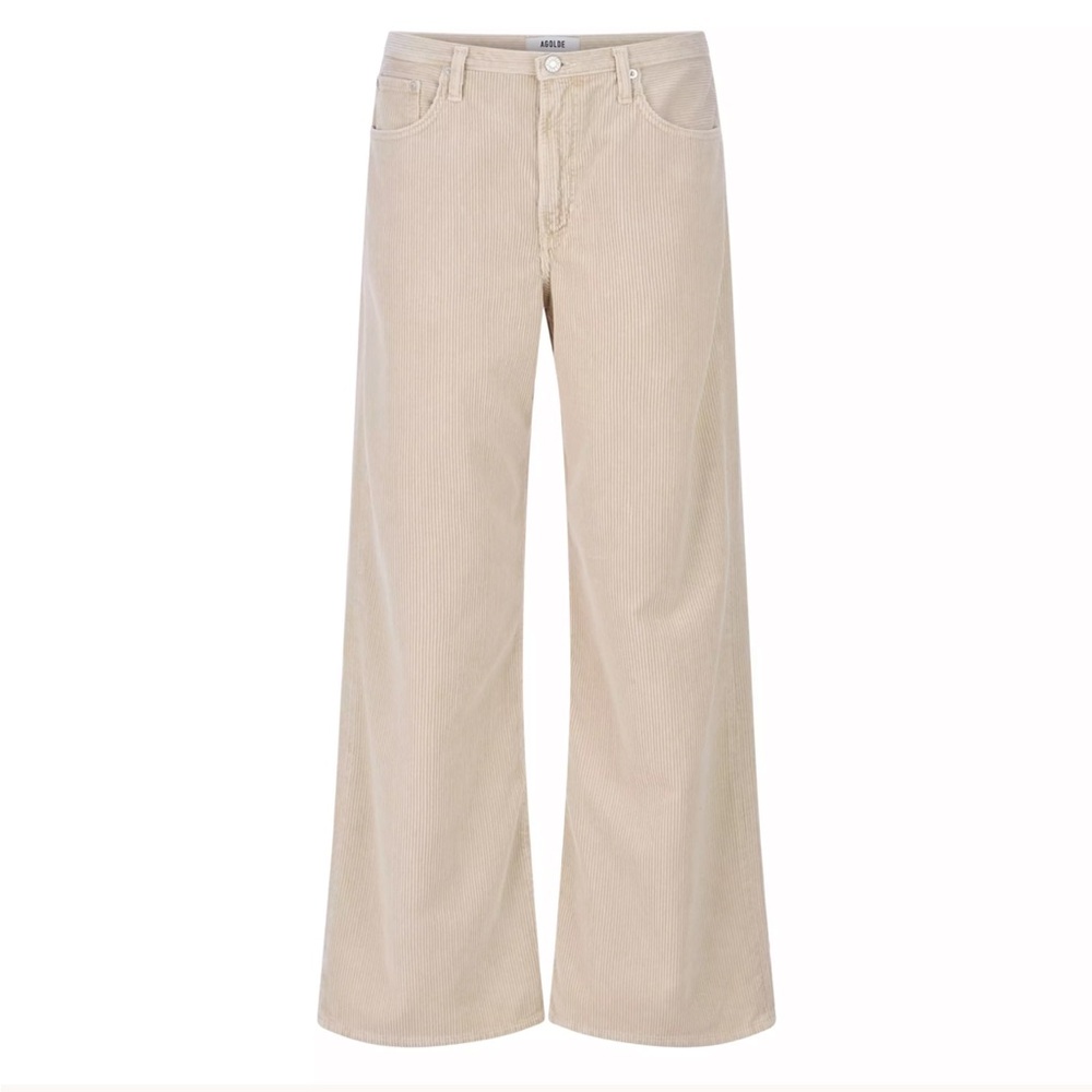 agolde keira jean (corduroy) rosewater
